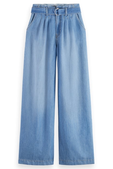 THE DAZE PAPER BAG WIDE LEG PANT - SEA SHELLS SEA SHELLS 1