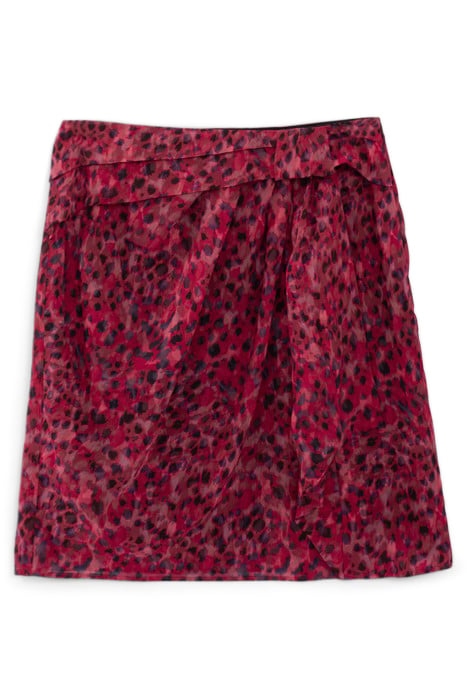 PINK RECYCLED LEOPARD ROCK PRINT SHORT DRESS 4