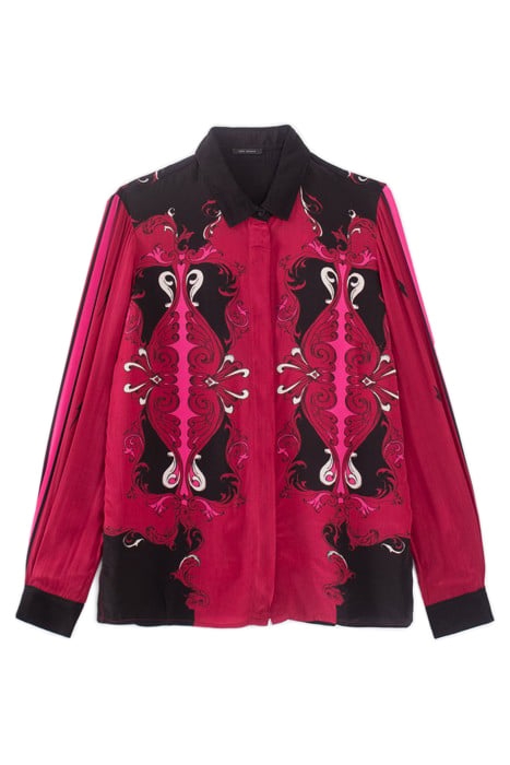 WOMEN'S PLACED PRINT VISCOSE SHIRT 4