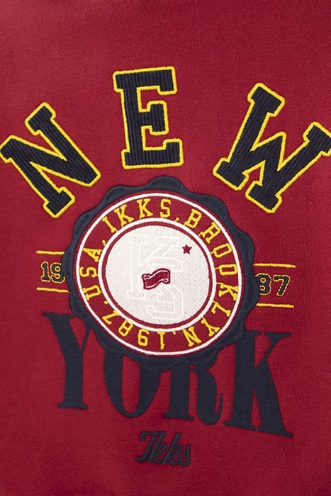 BOYS’ DARK RED HOODIE WITH XL EMBROIDERY 6