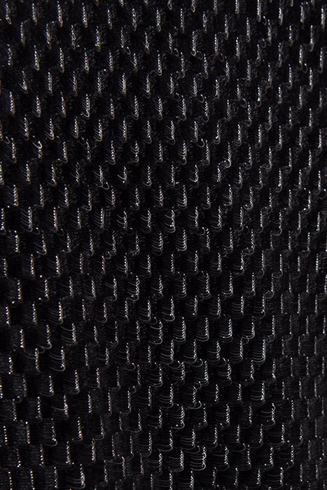 GIRLS’ BLACK TEXTURE, LUREX, JACQUARD VELVET KNIT CARDIGAN 7