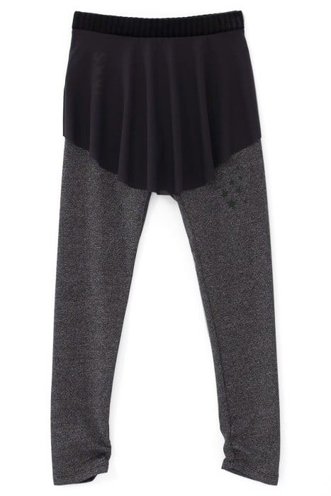 GIRLS’ 2-IN-1 GREY LEGGINGS AND TULLE SKIRT 3