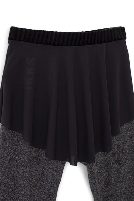 GIRLS’ 2-IN-1 GREY LEGGINGS AND TULLE SKIRT 7
