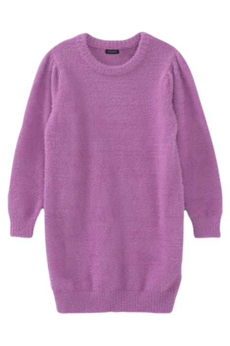 GIRLS’ DARK PINK KNIT SWEATER DRESS 1