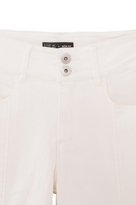 GIRLS’ WHITE WIDE-LEG MOM JEANS 3