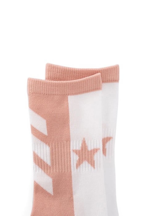 GIRLS’ BEIGE/ECRU SPORT LAB SOCKS 2