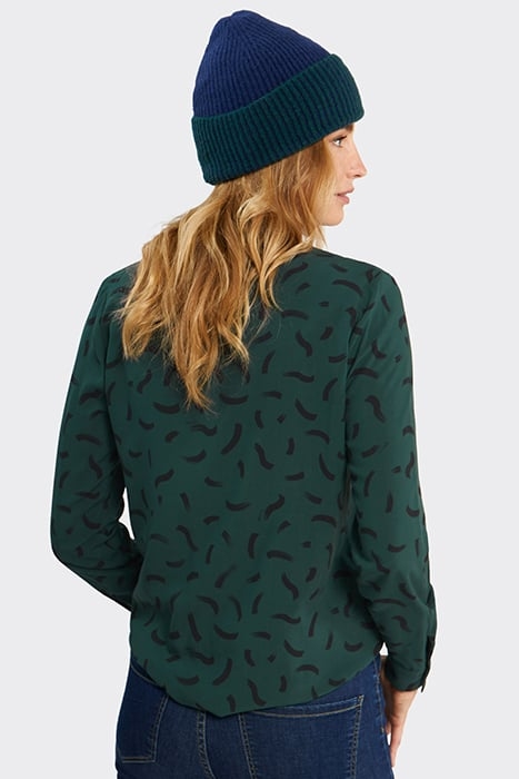 IMPERIAL GREEN WAVE PRINT SHIRT 2