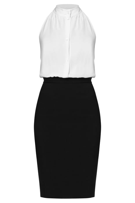 BLACK & WHITE DRESS WHITE 3