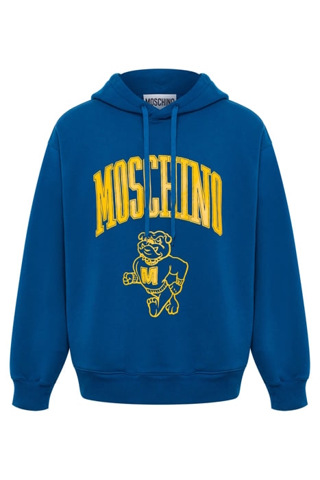 MOSCHINO VARSITY HOODIE BLUE 3