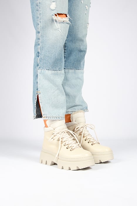 BLACKSTONE - SAGA - AL405 ALMOND MILK - LACE-UPS 2