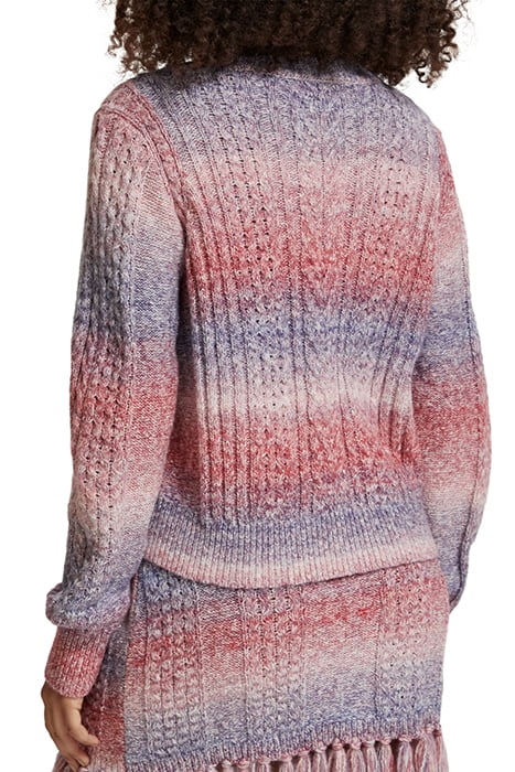 SPACE DYE CREW NECK PULLOVER CHERRY LIPSTICK SPACE DYE 2