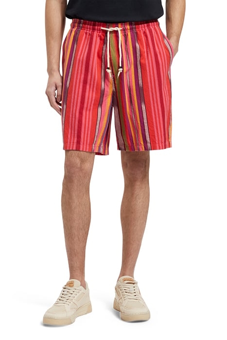 SEASONAL- STRIPED COTTON-OXFOR PINK IKAT 1