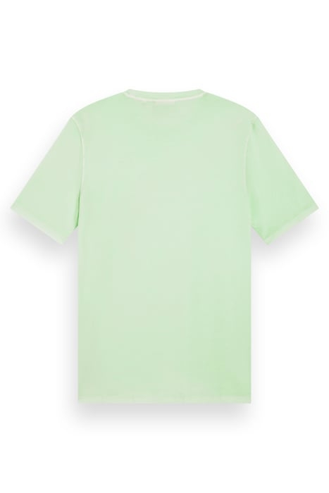GARMENT DYE LOGO CREW T-SHIRT SEAFOAM 2