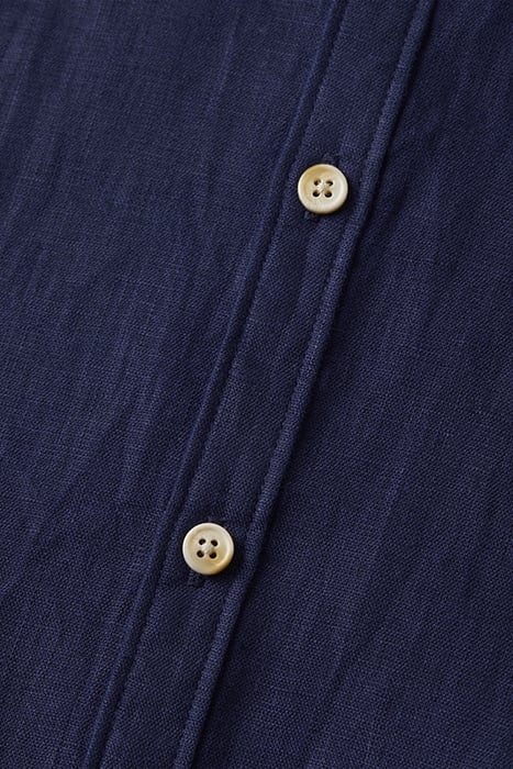 LINEN SHIRT WITH ROLL-UP NAVY 8