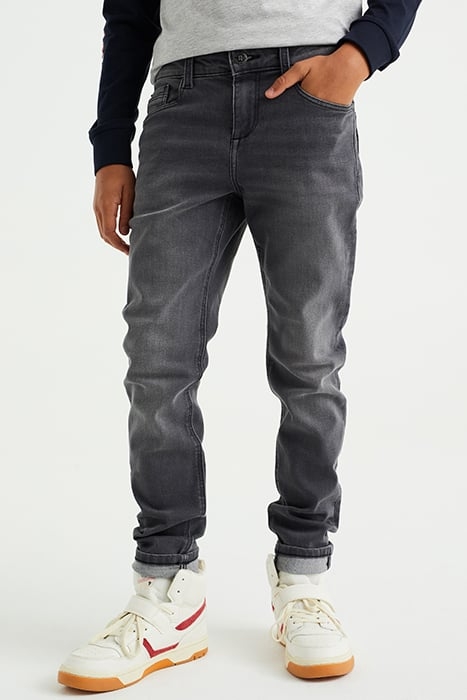 5-POCKET MID WAIST GREY 1