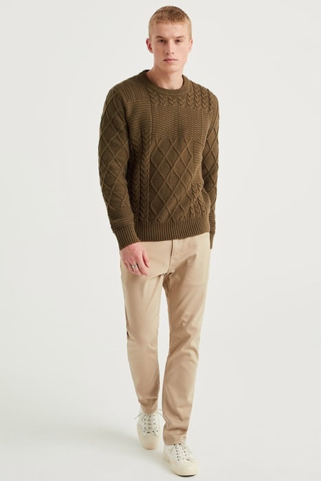 5-POCKET MID WAIST BEIGE 3