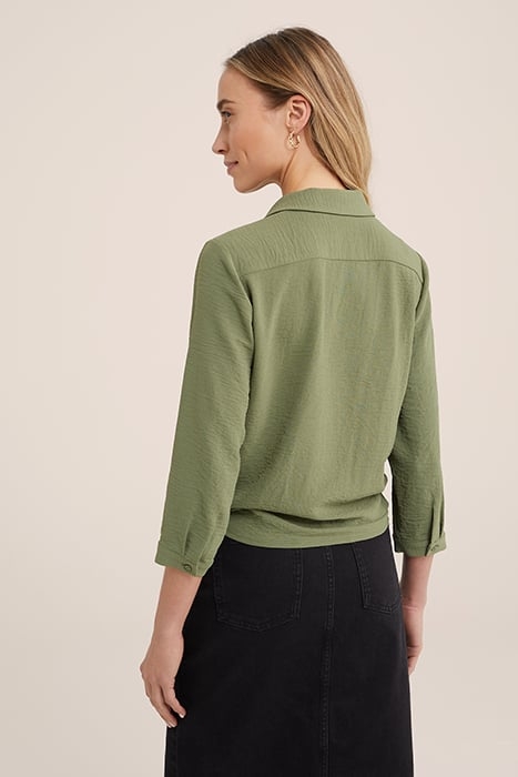 BLOUSE OLIVE GREEN 2