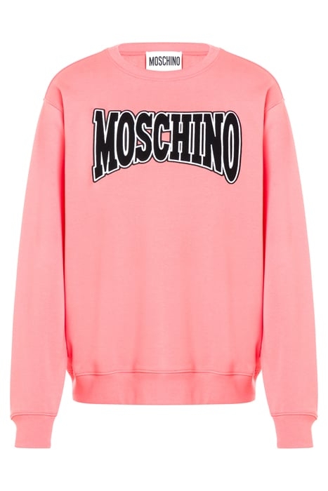 COTTON SWEATSHIRT WITH LOGO PINK 3