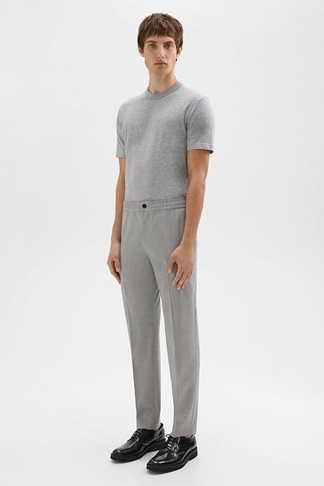 LARIN DRAWSTRING PANT IN STRETCH WOOL VAPOR MELANGE 3