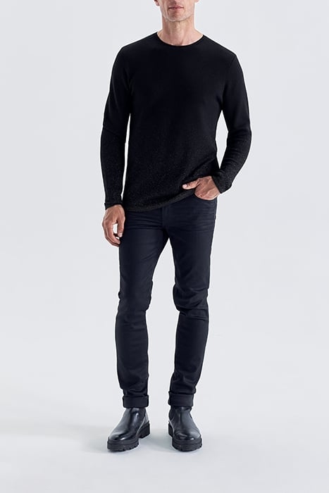 BLACK KNIT PURE EDITION SWEATER, GOLD LUREX BLACK 3