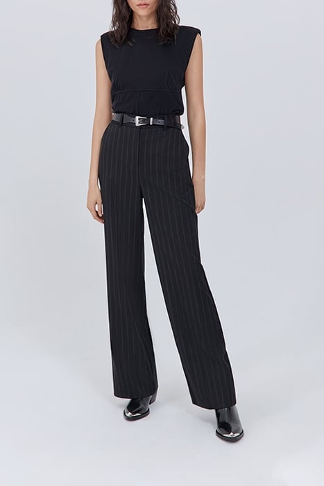 BLACK CORSET-LOOK T-SHIRT BLACK 3