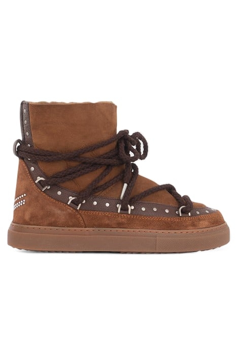 CAMEL INUIKII X IKKS SUEDE FLEECE-LINED BOOTS BEIGE 1