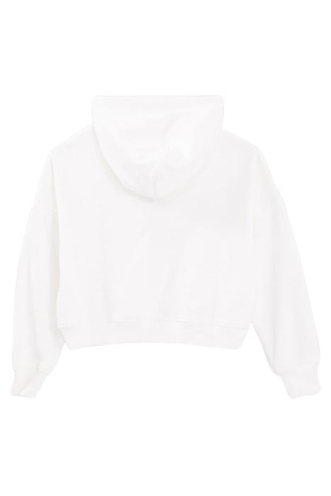 GIRLS’ OFF-WHITE HOODIE WITH EMBROIDERED XL LETTERS OFF-WHIT 2