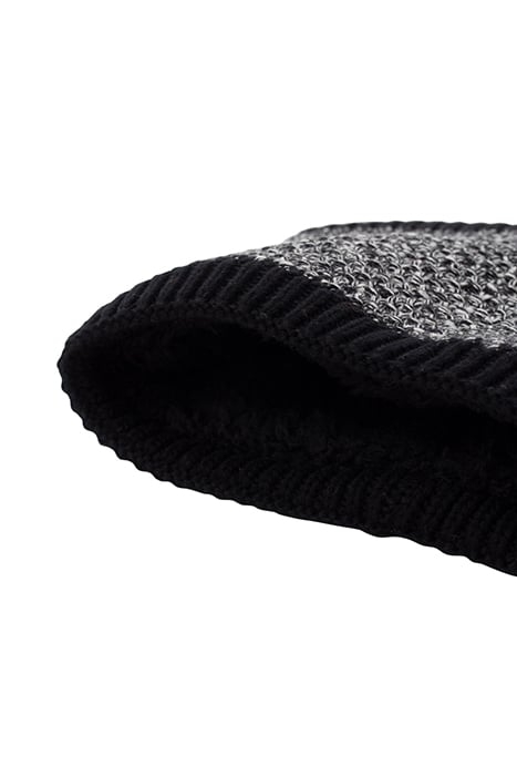 BABY BOYS’ BLACK MARL SNOOD WITH LOGO BADGE BLACK 4