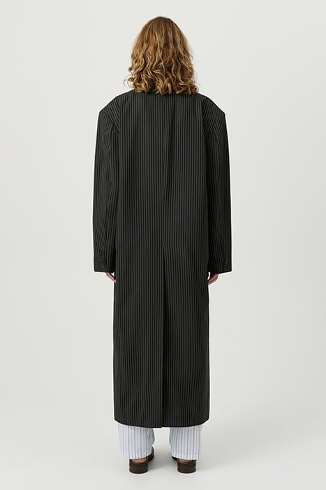 TROY COAT BLACK PINSTRIPE 6