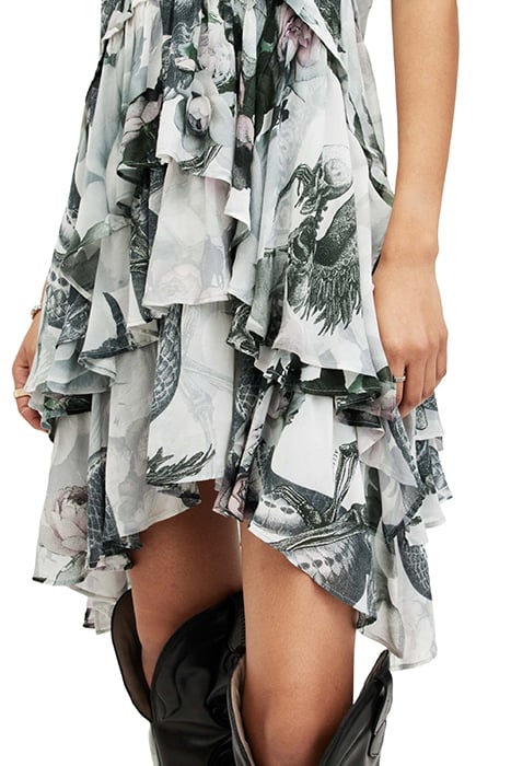 CAVARLY VALLEY DRESS CHALK WHITE 6