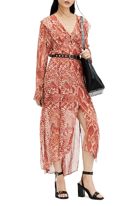 LIANA WAIMEA DRESS RED CLAY 4