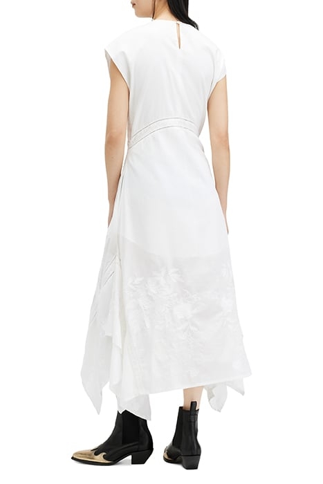 GIANNA EMB DRESS OFF WHITE 2