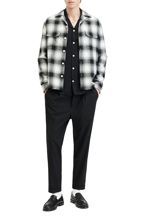 FORTUNADO LS SHIRT OATMEAL WHT/JT BLK 3