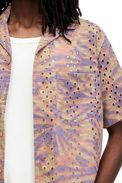 YUCCA SS SHIRT PASTEL/SEPIA BRWN 7