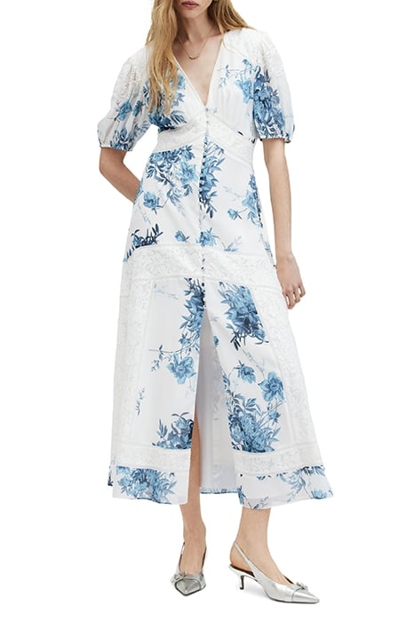 DINAH DEKORAH DRESS DENIM BLUE 1