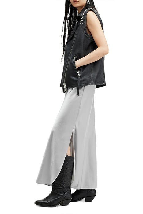 LISA DRESS DARK SILVER 5