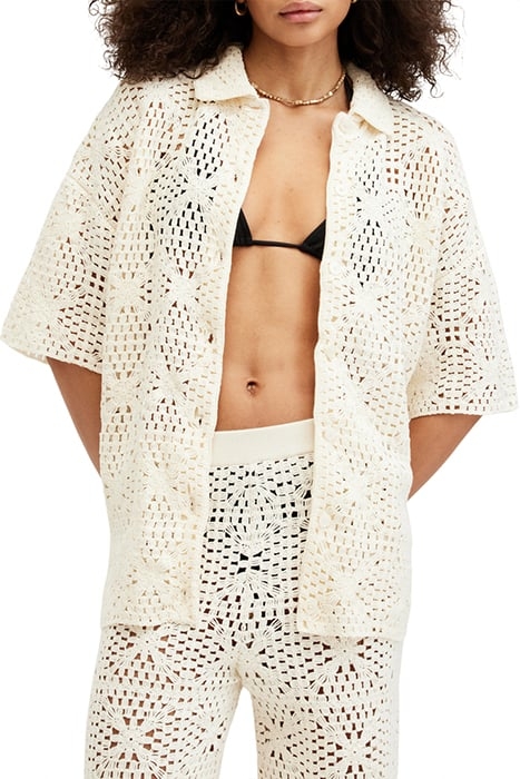 MILLY TOP ECRU WHITE 1