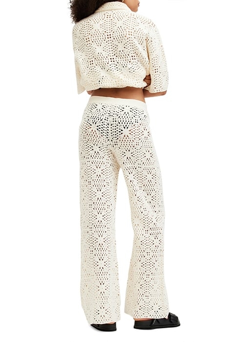 MILLY TROUSER ECRU WHITE 2