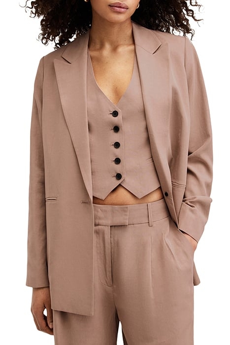 DERI LYN BLAZER DOE BROWN 1