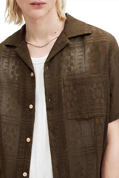 CALETA SS SHIRT WOODLAND BROWN 6