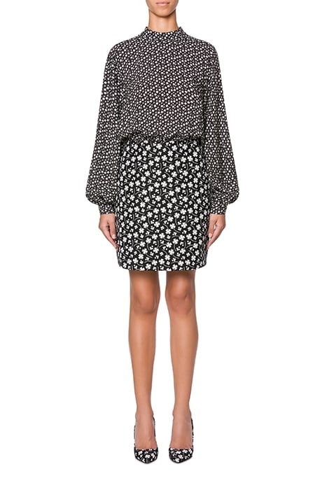 FOUR LEAF CLOVER ALL OVER DRESS BLACK 1