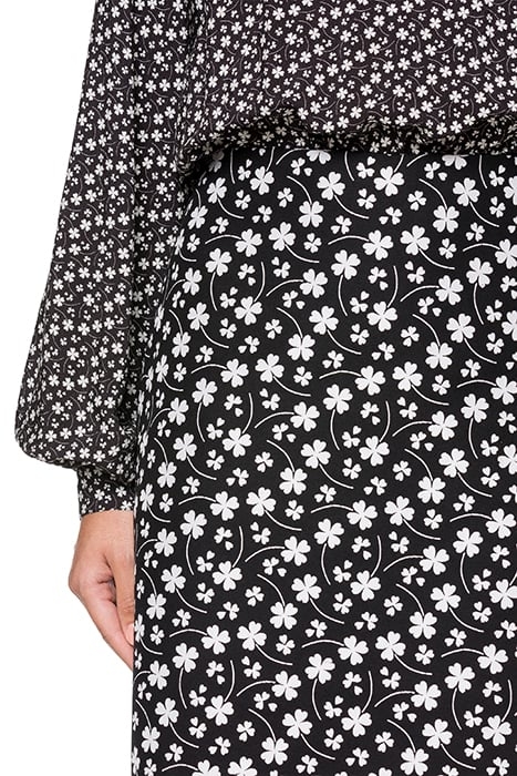 FOUR LEAF CLOVER ALL OVER DRESS BLACK 4