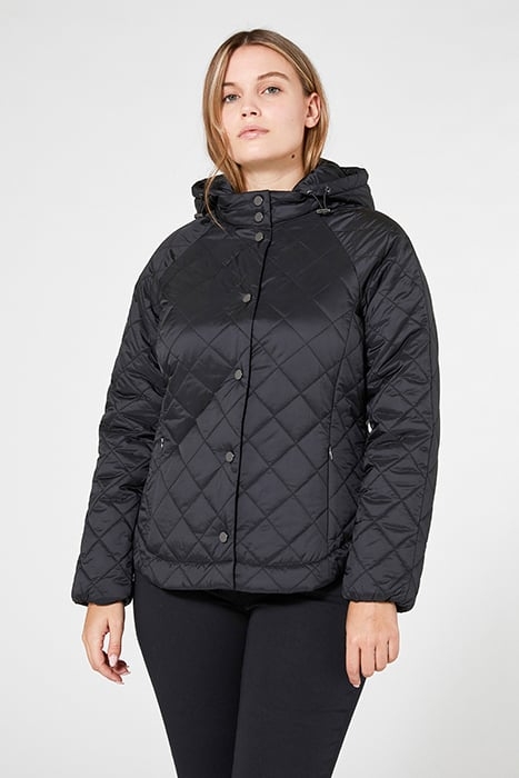 LIGHTWEIGHT QUILTED DOWN JACKET BLACK 1