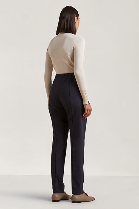 SLIM TECHNICAL FABRIC TROUSERS BLUE 3