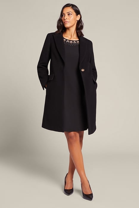BEAVER FABRIC COAT BLACK 3