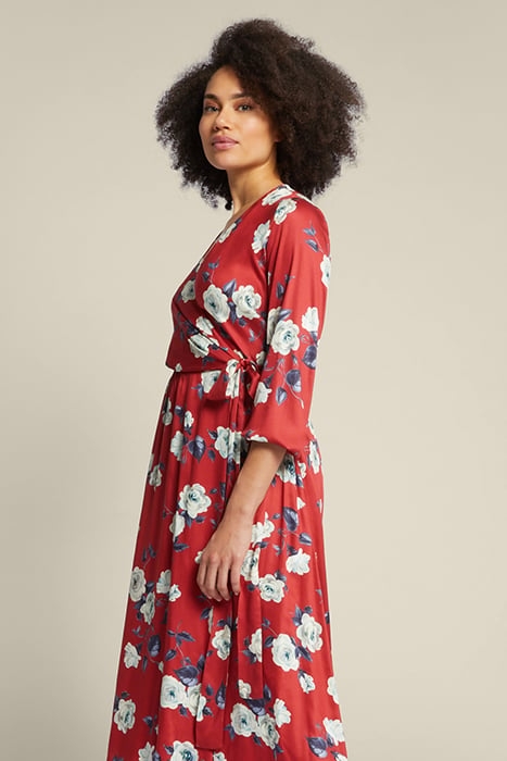 PRINTED DRESS ECOVERO™ WHITE 4