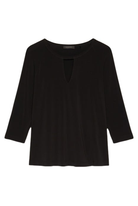 T-SHIRT WITH CUT OUT DETAIL BLACK 4