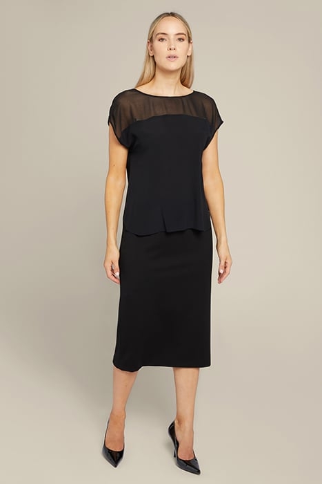 DUAL-FABRIC TOP BLACK 2