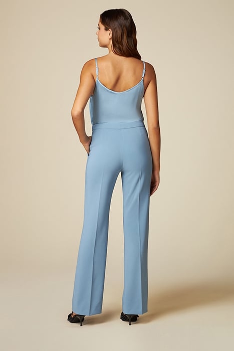 REGULAR FIT TROUSERS IN TECHNICAL FABRIC BLUE 2