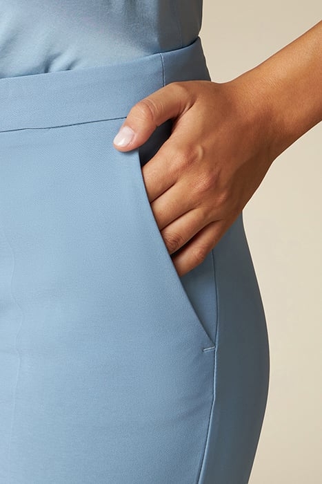 REGULAR FIT TROUSERS IN TECHNICAL FABRIC BLUE 4